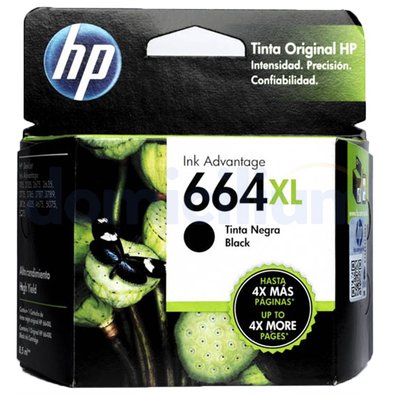 Cartucho HP #664-XL F6V31AL Negro