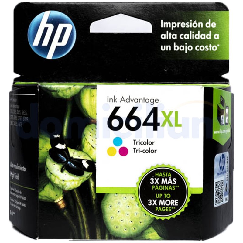 Cartucho HP #664-XL F6V30AL TriColor