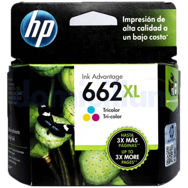 Cartucho HP #662-XL CZ106-AL TriColor